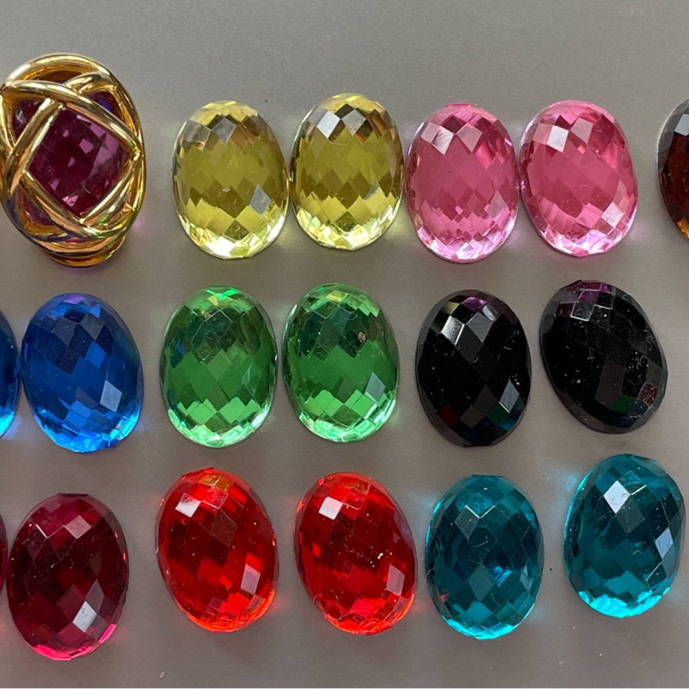 Joan Rivers Multicolor Vintage Earrings